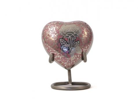 Traditional Rose - Heart Keepsake